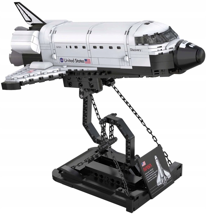 KLOCKI CADA NASA ODKRYWACZ KOSMICZNY SPACE SHUTTLE DISCOVERY 475EL.