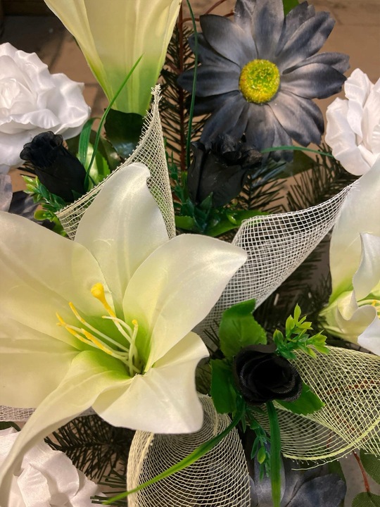 Stroik grób kompozycja wiązanka donica Stanpol U4