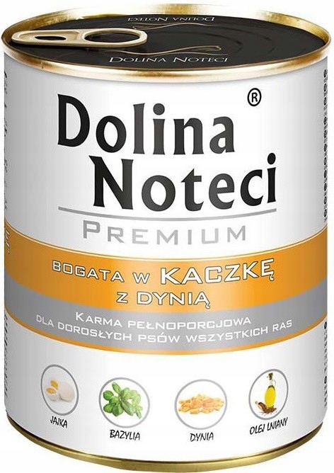 DOLINA NOTECI PREMIUM Mokra karma dla psa MIX smaków 10x800g bez kurczaka