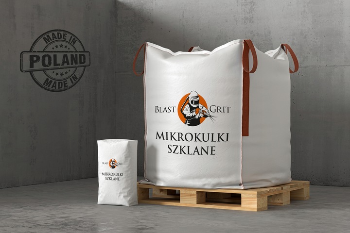 Mikrokulki szklane 300 - 400 µm 25kg, szkiełko do piaskarki, kulki szklane