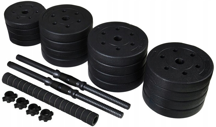 REGULOWANE HANTLE 40 KG ZESTAW HANTLI 2X20 KG Z FUNKCJĄ SZTANGI