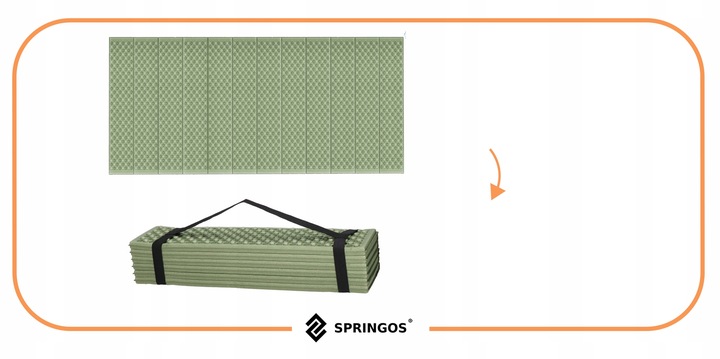 KARIMATA MATA TERMICZNA IZOLACYJNA SKŁADANA DO SPANIA TURYSTYCZNA NA BIWAK