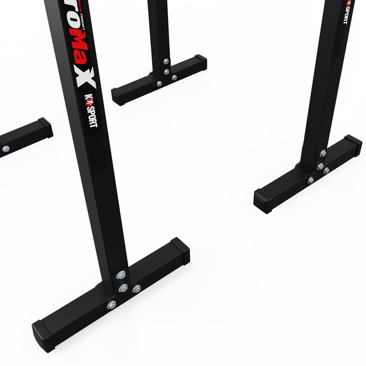 Poręcze treningowe stacjonarne wielofunkcyjne UCHWYT ćwiczeń POMPEK DIPÓW