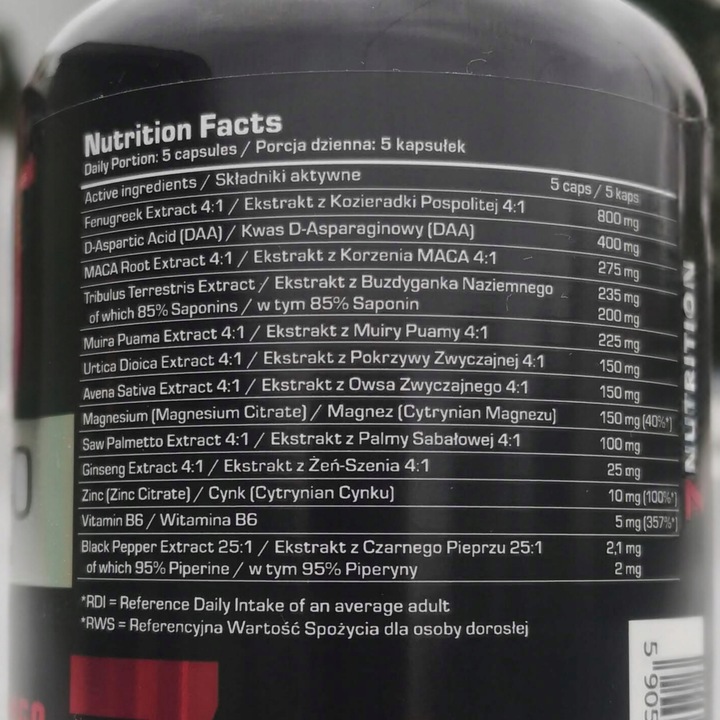 Booster Testosteronu Testosteron Tabletki Libido! sterydy testosteron