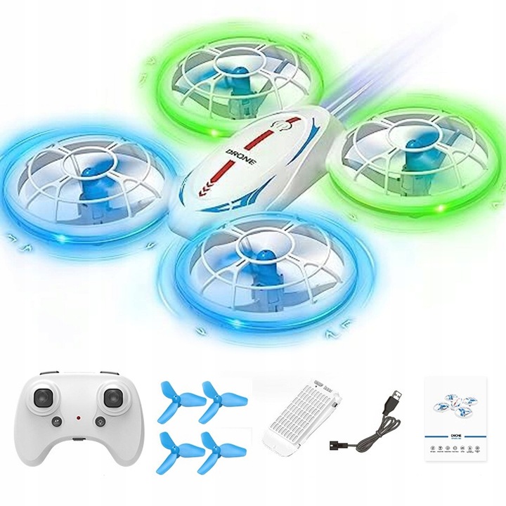 Dron RC Z Diody LED Do Latania Nocą Dla Dzieci Quadcopter