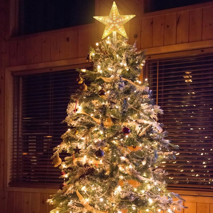 2SZT CZUBEK CHOINKOWY NA BOŻE NARODZENIE CZUBEK NA CHOINKĘ Z 31 DIODAMI LED