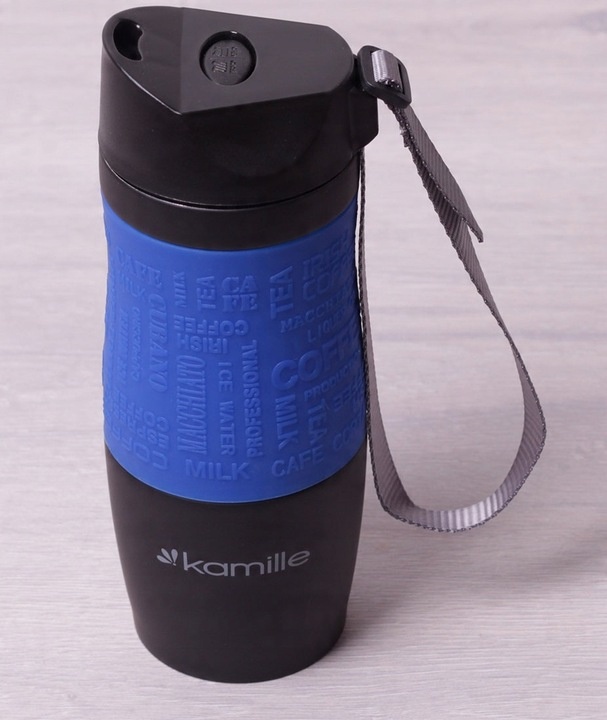 KUBEK TERMICZNY TERMOS BIDON KAMILLE 380 ml 0,38 l