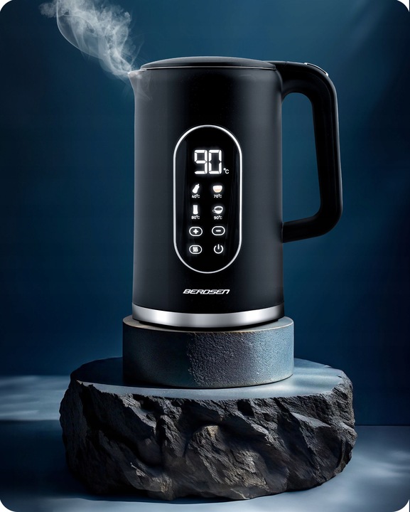 CZAJNIK ELEKTRYCZNY REGULACJA TEMPERATURY 2200W PANEL DOTYKOWY 1,7L BERDSEN