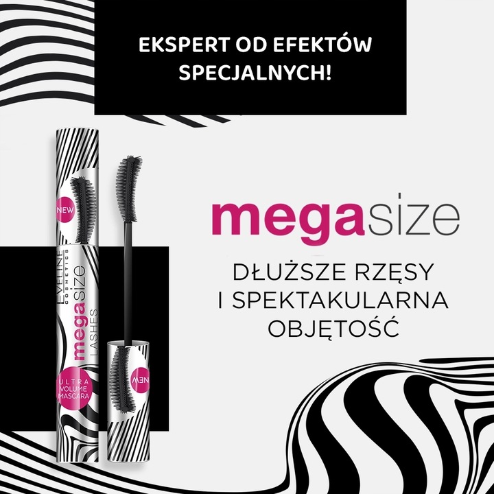 Eveline Cosmetics Mega Size Lashes Tusz do rzęs