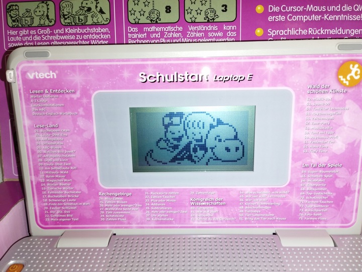 Komputerek dziecięcy edukacyjny VTECH Schulstart laptop angielski/niemiecki