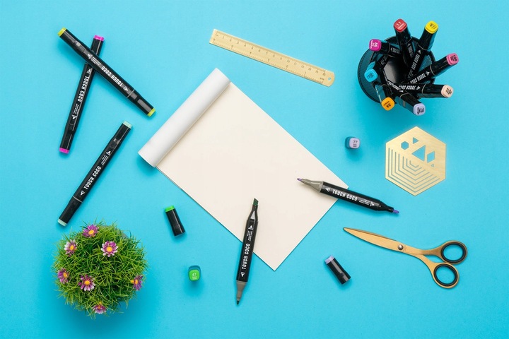 Dwustronne MARKERY PISAKI alkoholowe 80pcs (C024)