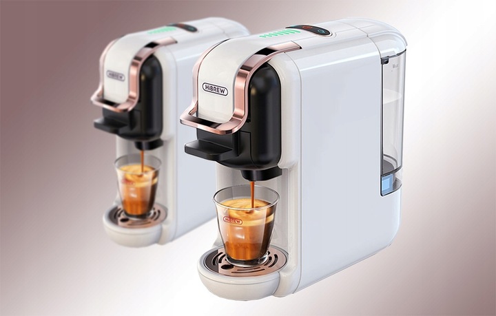 Kapsułkowy Ekspres Do Kawy 5w1 Hibrew H2b Nespresso Dolce Gusto 19 Barów