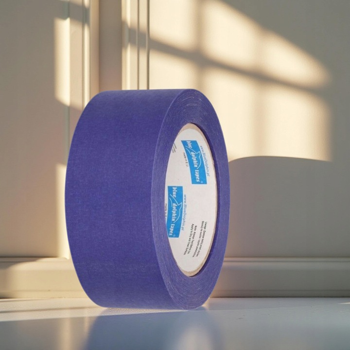 Taśma Malarska Niebieska Blue Dolphin Łatwe Usuwanie 38mm x 50m 2+1 GRATIS