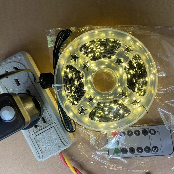 Zewnętrzne lampki choinkowe 1000 LED 100m, IP67 do dekoracji świątecznych