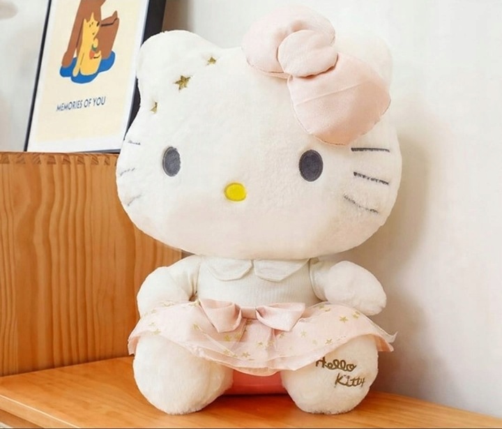 DUŻA MASKOTKA HELLO KITTY PLUSZAK PRZYTULANKA 45cm