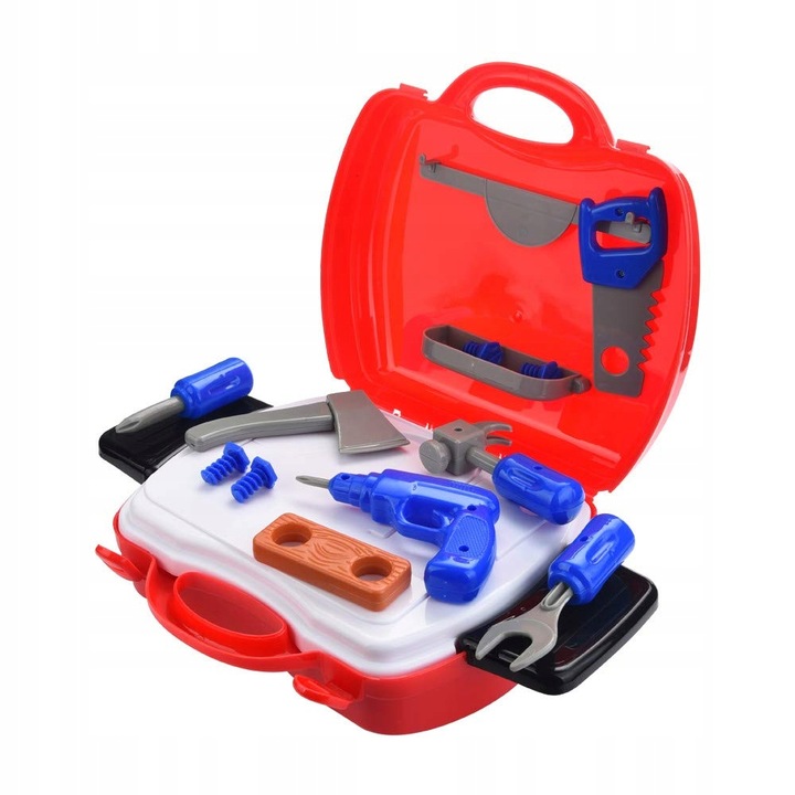 NARZĘDZIA zestaw narzędzi w walizce WARSZTAT narzędzia dla dzieci SUPERCENA