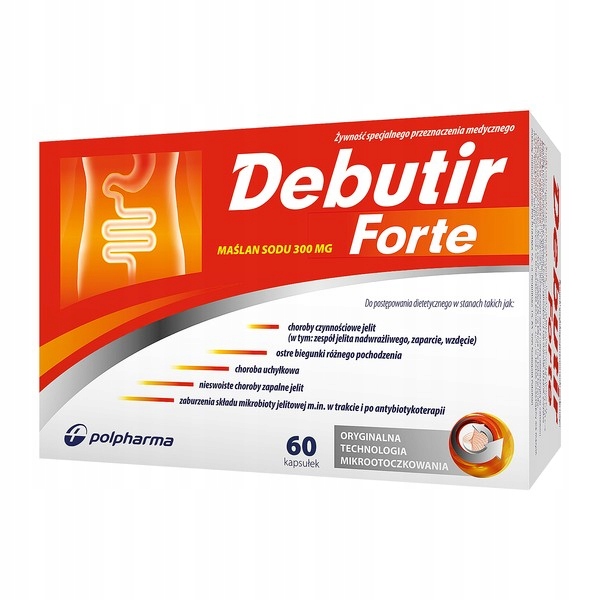 Debutir Forte 300 mg 60 kapsułek
