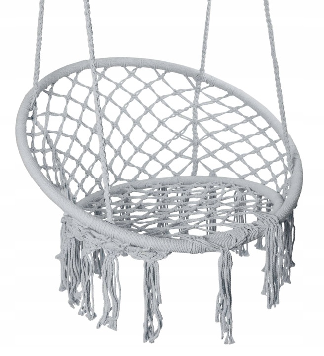 HUŚTAWKA BOCIANIE GNIAZDO Ogrodowa Szara xxl