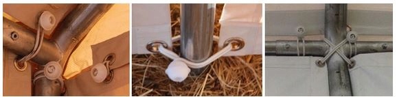 Gumki mocujące do namiotów 100szt