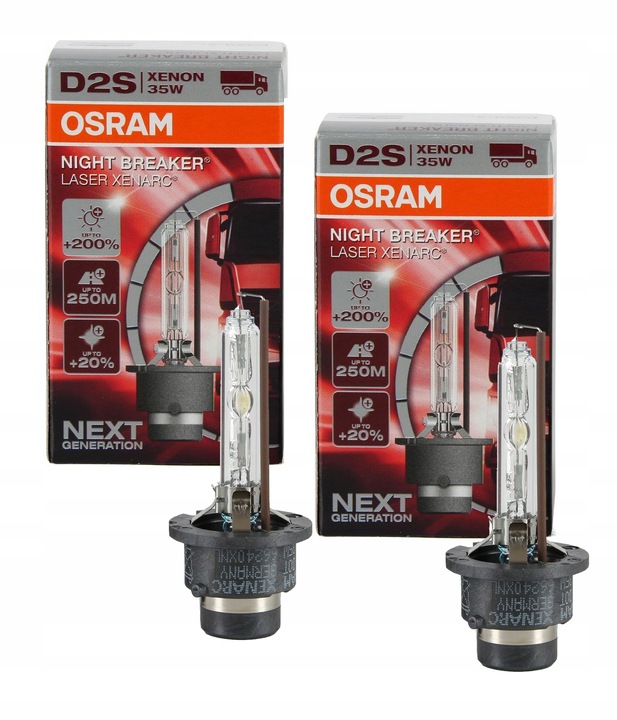 D2S OSRAM NIGHT BREAKER LASER XENARC +220% 2SZT