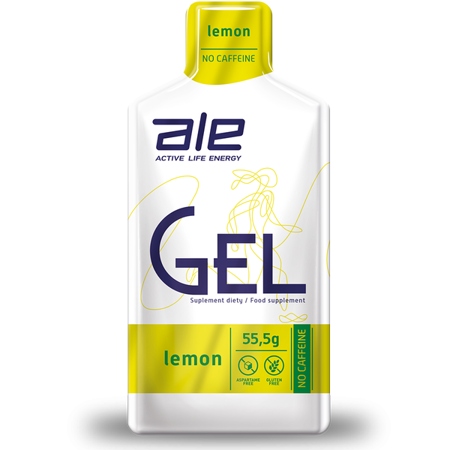 10x Żel energetyczny ALE Lemon 55,5g cytryna x10