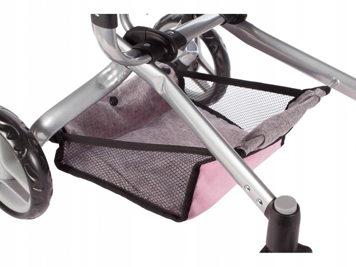 WÓZEK dla Lalek 2w1 Głęboki SPACERÓWKA GONDOLA Składany Princess + TORBA