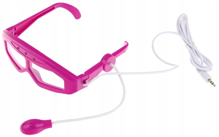 Gitara Rockowa Elektryczna Świecąca Okulary z Mikrofonem dla Dzieci