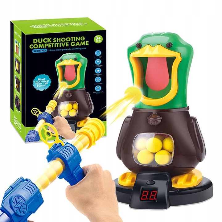 Głodna Kaczka Strzelanie do Celu Pistolet Gra Zręcznościowa dla Dzieci