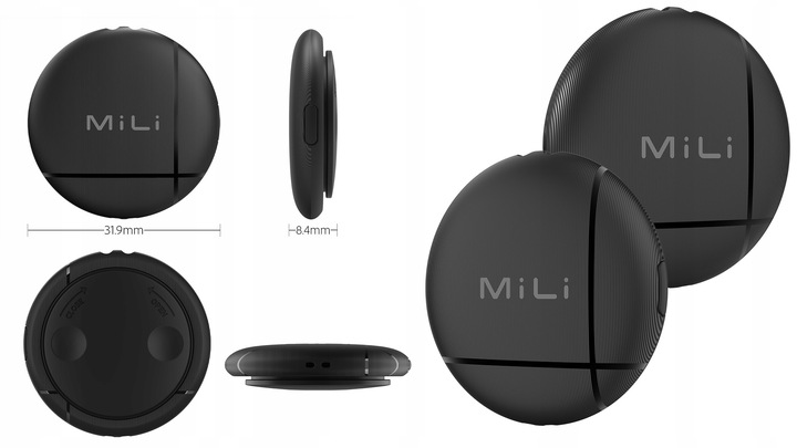 Lokalizator GPS LiTag MiLi IOS APLLE do plecaka kluczy bagażu roweru obroży