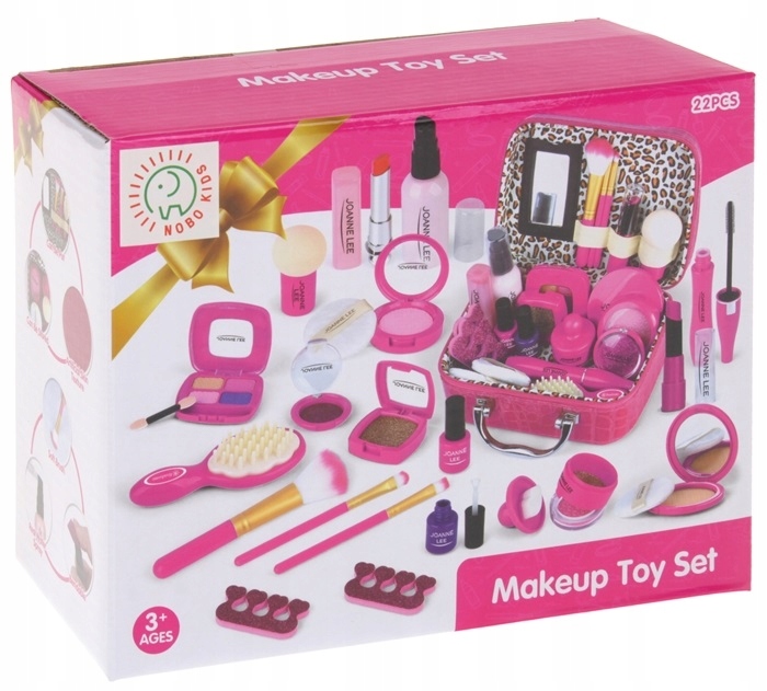 Kuferek Kosmetyków Zestaw do Makijażu Paznokci Make Up Kosmetyki dla Dzieci