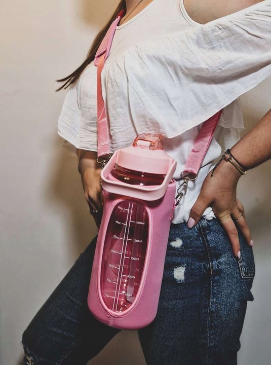 Butelka motywacyjna bidon 2L z pokrowcem HIT !!