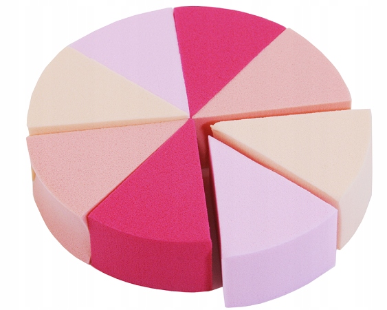 INTER VION AURI Gąbeczki do makijażu - 8 sztuk