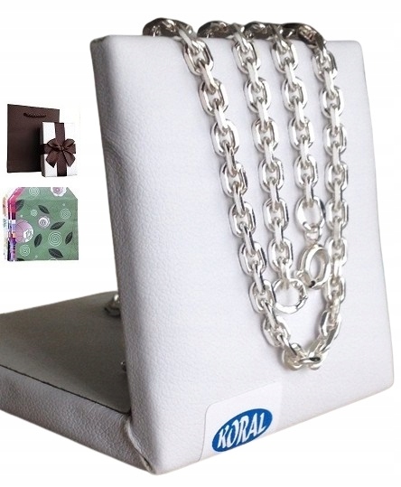 Łańcuszek srebrny GRUBY próby 925 Naszyjnik SREBRO (na PREZENT)