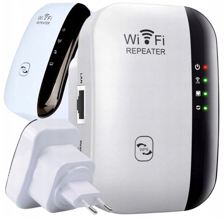 Wzmacniacz Sygnału Wi-FI Mocny Repeater Access Point Router 300 Mb/s 2.4GHz