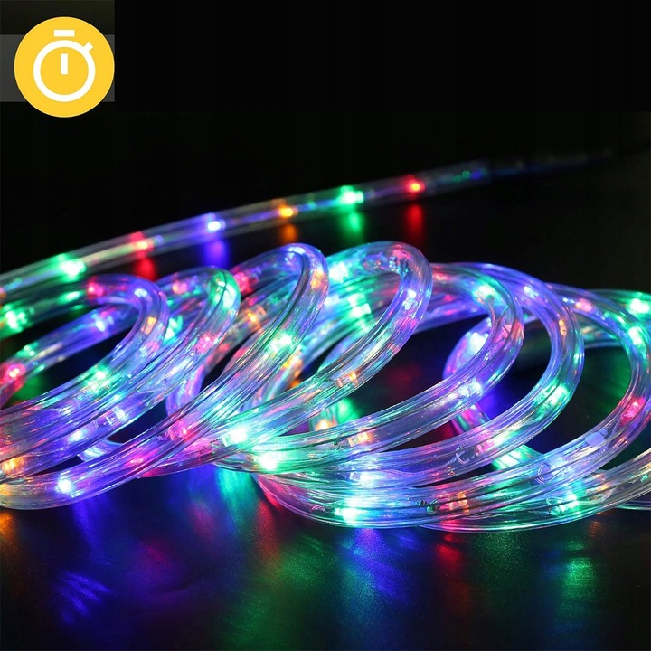 Wąż sznur świetlny LED RGB 10m Party Light , Dekoracje świąteczne +pilot