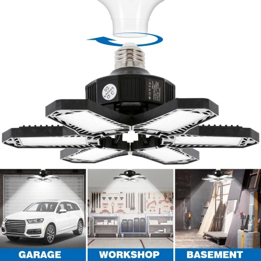 OŚWIETLENIE WARSZTATOWE GARAŻOWE PRACA SUFITOWA ŻARÓWKI LED OŚWIETLENIE