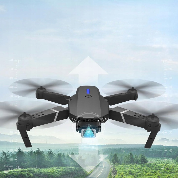 RC DRON Z KAMERĄ DRON 4K PODWÓJNY APARAT WIFI UTRZYMYWANIE WYSOKOŚCI 2.4GHZ