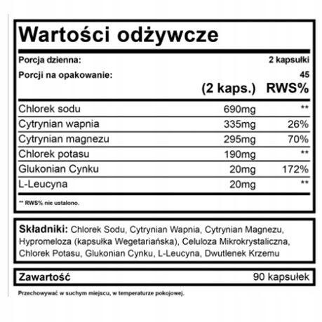 BeKeto Keto Elektrolity (90kaps)