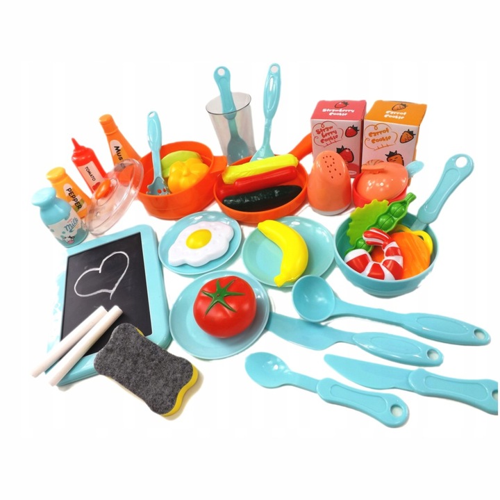 Kuchnia dla dzieci lodówka kran z wodą para 167