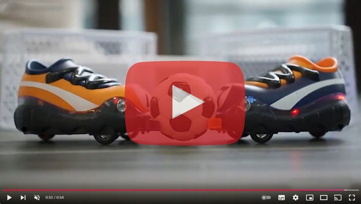 BUTY GO GRY W PIŁKĘ SAMOCHÓD ZDALNIE STEROWANY PILOT AUTO PODŚWIETLENIE LED