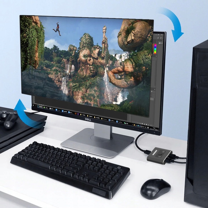 ROZDZIELACZ HDMI SWITCH PRZEŁĄCZNIK 4K SPLITTER