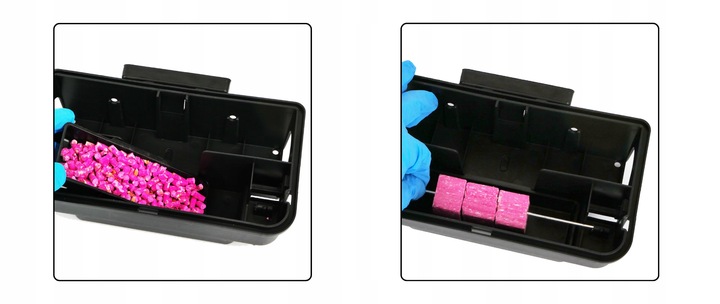 3X TRWAŁY KARMNIK Z NADRUKIEM NA MYSZY SZCZURY STACJA DERATYZACYJNA STRONG