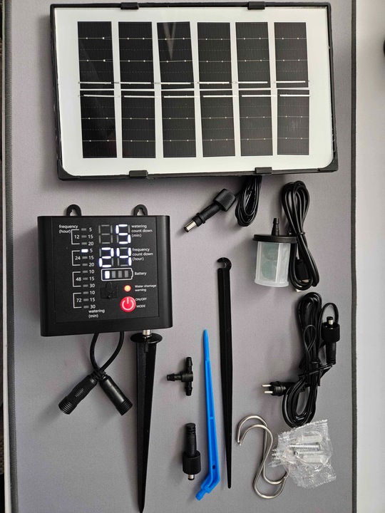 Solarny słoneczny system nawadniania SPORGO 15m automat 12 trybów timera