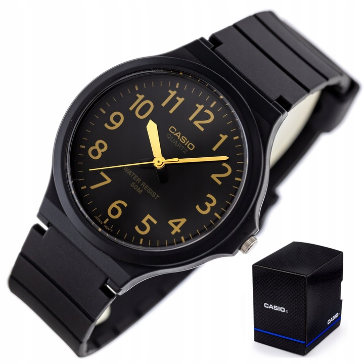 Zegarek CASIO dla chłopca DZIECIĘCY cyfry czytelny +BOX +TOREBKA +GRAWER