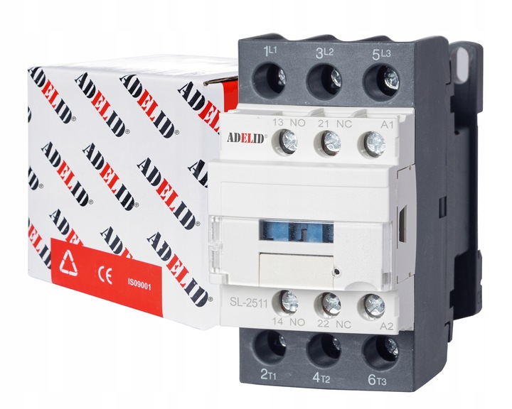 STYCZNIK MOCY 25A 230VAC LC1D25P7 11kW CEWKA 230V AC PRZEKAŹNIK 3P 1Z 1R