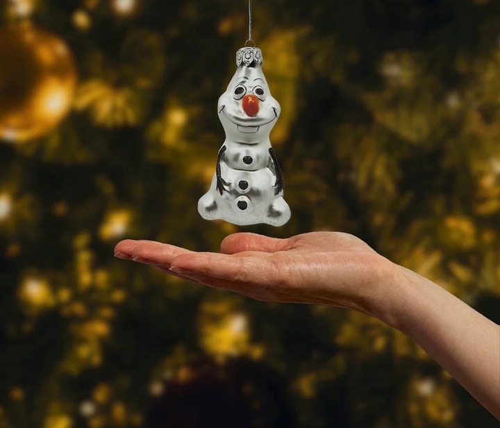 Bombka choinkowa ręcznie malowana - Bałwan Olaf
