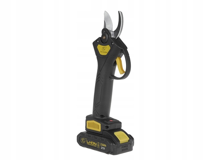 AKUMULATOROWY SEKATOR OGRODOWY RĘCZNE NOŻYCE ELEKTRYCZNE 21V 2X 2000mAh