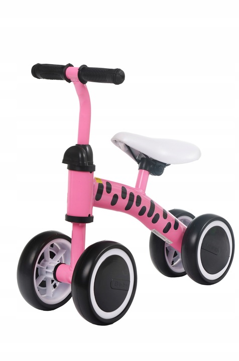 Dziecięcy rowerek biegowy Webben Zebra Różowy Jeździk dla dziewczynki
