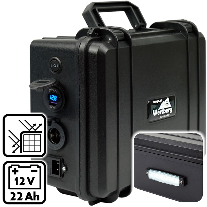 Akumulator do kompresorowych lodówek turystycznych bateria stacja zasilania