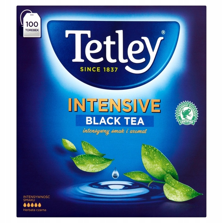 Herbata TETLEY INTENSIVE (100 torebek) czarna